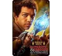 TheWeiPoster Dungeons & Dragons: Honor Among Thieves Movie Vintage Tin Sign Wall Art Decor for Home, Living Room, Kitchen, Garden, Bedroom, Office, Hotel, Cafe And Pub Decoration