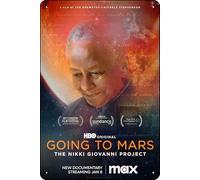 TheWeiPoster Going to Mars: The Nikki Giovanni Project Movie Vintage Tin Sign Wall Art Decor for Home, Living Room, Kitchen, Garden, Bedroom, Office, Hotel, Cafe And Pub Decoration