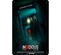 TheWeiPoster Insidious: The Red Door Movie Vintage Tin Sign Wall Art Decor for Home, Living Room, Kitchen, Garden, Bedroom, Office, Hotel, Cafe And Pub Decoration
