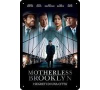 TheWeiPoster Motherless Brooklyn (2019) Movie Vintage Tin Sign Wall Art Decor for Home, Living Room, Kitchen, Garden, Bedroom, Office, Hotel, Cafe And Pub Decoration