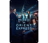 TheWeiPoster Murder on the Orient Express (2017) Show Vintage Tin Sign Wall Art Decor for Home, Living Room, Kitchen, Garden, Bedroom, Office, Hotel, Cafe And Pub Decoration
