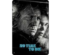 TheWeiPoster No Time to Die (2021) Vintage Tin Sign Wall Art Decor for Home, Living Room, Kitchen, Garden, Bedroom, Office, Hotel, Cafe And Pub Decoration