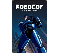 TheWeiPoster RoboCop: Alpha Commando (1998) Movie Vintage Tin Sign Wall Art Decor for Home, Living Room, Kitchen, Garden, Bedroom, Office, Hotel, Cafe And Pub Decoration
