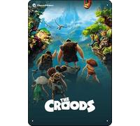 TheWeiPoster The Croods (2013) Movie Vintage Tin Sign Wall Art Decor for Home, Living Room, Kitchen, Garden, Bedroom, Office, Hotel, Cafe And Pub Decoration