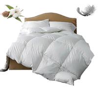 TheWhiteWater Limited 100% Natural Duck Feather Duvet - Bed Size - Duck Feather And Duck Down 13.5 Tog Duck Feather Single Winter Quilt