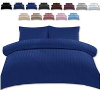 TheWhiteWater Limited Duvet Cover Set Seersucker Single/double/king/super King Bedding Set - Duvet Cover + Matching Pillowcase - Royal Blue