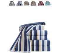 TheWhiteWater Limited Gift Bale Set Of 6 Pcs Blue Towels 100% Natural Cotton