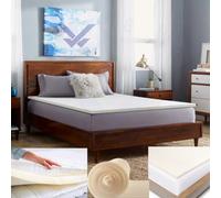 TheWhiteWater Limited Mattress Topper Real Memory Foam (5 Cm Thick) Foam Super King - 183Cm X 200Cm - 60 X 78.7 Inches