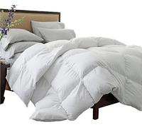 TheWhiteWater Limited Natural Duck Feather & Down Duvet - Single - 13.5 TOG - 85% Duck Feather / 15% Duck Down - Premium Hotel Quality - Cotton or Polyester Cover (Single, 13.5 TOG)