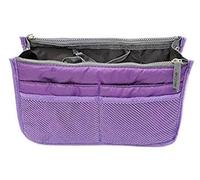 TheWin Travel Organiser Insert Tidy Cosmetic Handbag Purple