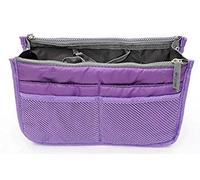 TheWin Travel Organiser Insert Tidy Cosmetic Handbag Purple