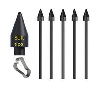 thexxa Galaxy Tab S24 Ultra Pen Tips 5pcs for Samsung Galaxy Tab S24 Ultra OEM Stylus Pen Felt Nib,s Pen Nibs Replacement (Black)