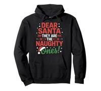 They Are The Naughty Ones Christmas Pullover Hoodie