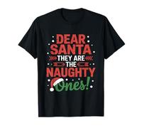 They Are The Naughty Ones Christmas T-Shirt