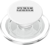 They are tying the knot i am just here for the cake PopSockets PopGrip for MagSafe