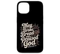 They Broke Bread Praised God Acts 2 Christian Lifestyle Case for iPhone 13