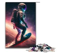 They Call Him Astro Surfer Piece Puzzle Wooden Jigsaw Perfect for Teenagers Family Bonding Brain Teaser & DIY Home Decor Gift 1000 PCS(75x50cm)