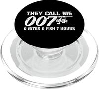 They Call Me 007 - Fishing Lover Fisherman Angler Angling PopSockets PopGrip for MagSafe