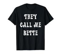They Call Me Bette Value Graphic T-Shirt, Men, Black, XL