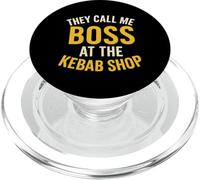 They Call Me Boss at the Kebab Shop Funny for Men Women. PopSockets PopGrip for MagSafe