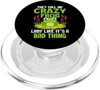 They Call Me Crazy Frog Lady Like It's A Bad Thing PopSockets PopGrip for MagSafe