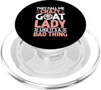 They Call Me Crazy Goat Lady Like It's A Bad Thing PopSockets PopGrip for MagSafe