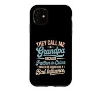 They Call Me Grandpa Partner In Crime Vintage Father's Day Case for iPhone 11