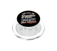 They Call Me Grandpa Partner In Crime Vintage Father's Day PopSockets PopGrip for MagSafe