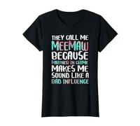 They Call Me Meemaw Because Partner In Crime Shirt Women T-Shirt