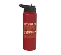 They Call Me Papa Because I´m Too Cool to Be Called Grandpa Stainless Steel Insulated Water Bottle