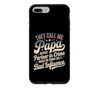 They Call Me Papa Partner In Crime Vintage Father's Day Case for iPhone 7 Plus/8 Plus