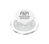 They Call Me Papi Because Partner In Crime Funny PopSockets PopGrip for MagSafe