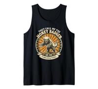 They Call Me The Honey Badger Fearless Fierce Vintage Badger Tank Top