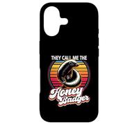 They Call Me The Honey Badger Vintage Sunset Animal Lover Case for iPhone 17