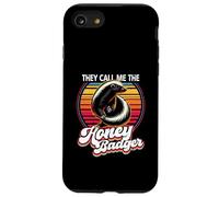 They Call Me The Honey Badger Vintage Sunset Animal Lover Case for iPhone SE (2020) / 7/8