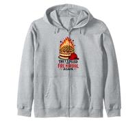 They Called the Fire Marshal Again Birthday Old Age Humor Zip Hoodie