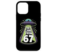 They Came From 67 Retro UFO Alien Abduction Sci Fi Case for iPhone 12 mini