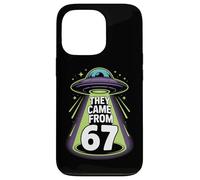 They Came From 67 Retro UFO Alien Abduction Sci Fi Case for iPhone 13 Pro