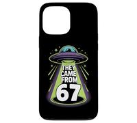 They Came From 67 Retro UFO Alien Abduction Sci Fi Case for iPhone 13 Pro Max