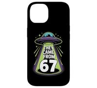 They Came From 67 Retro UFO Alien Abduction Sci Fi Case for iPhone 14