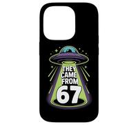 They Came From 67 Retro UFO Alien Abduction Sci Fi Case for iPhone 14 Pro