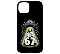They Came From 67 Retro UFO Alien Abduction Sci Fi Case for iPhone 15 Plus