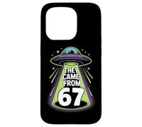 They Came From 67 Retro UFO Alien Abduction Sci Fi Case for iPhone 15 Pro