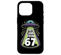 They Came From 67 Retro UFO Alien Abduction Sci Fi Case for iPhone 16 Pro