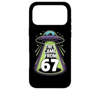 They Came From 67 Retro UFO Alien Abduction Sci Fi Case for iPhone 17 Pro Max