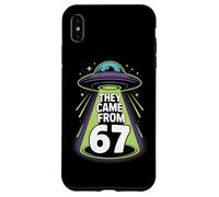 They Came From 67 Retro UFO Alien Abduction Sci Fi Case for iPhone XS Max