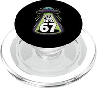 They Came From 67 Retro UFO Alien Abduction Sci Fi PopSockets PopGrip for MagSafe