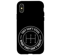 They Can't Steal What They Can't Drive Manual Car Case for iPhone X/XS