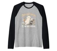 They Can't Use You If You are Useless Funny Cat Raglan Baseball Tee