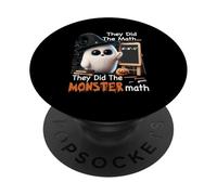 They Did The Monster Math Teacher Funny Halloween Mathematic PopSockets Adhesive PopGrip